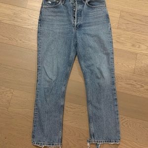 Agolde Riley Jeans in Emulsion - Size 27